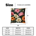 thumbnail image 5 of Fragmented Flowers Luxurious Velvet Decorative Throw Pillow Covers - Set of 2, Unique Patterns, 16x16, 18x18, 20x20 Inches for Home Decor & Gifts, 5 of 6