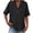 Black, variant on Vmvidoty Womens Cotton Linen Tops Button Dressy Summer Casual T-Shirts V Neck Tunic Tops Beige L