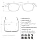 thumbnail image 3 of sweethay Gafas inteligentes Llamadas manos libres Gafas inteligentes ligeras Auriculares Gafas Gafas inalámbricas compatibles con Bluetooth Electrónica, 3 of 6