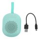 thumbnail image 1 of Portable Wireless Speaker 2 Connection Methods IPX4 Waterproof RGB Small Wireless Speaker with String for Camping Cyan, 1 of 5