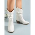 thumbnail image 2 of Chunky/high Heel Cowgirl/western Women's Riding Boots, 2 of 4