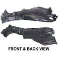 thumbnail image 6 of For Infiniti G35 2003 2004 Fender Liner Driver Side | Front | Plastic | Rear Section | Manual Transmission | Base/X | Replacement For IN1250109 | 63843AC100, 6 of 8