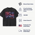 thumbnail image 6 of USA One Nation One Team Mineral Wash T-Shirt, Patriotic Soccer Fan Tee, Unisex Cotton Game Day Shirt, 6 of 9