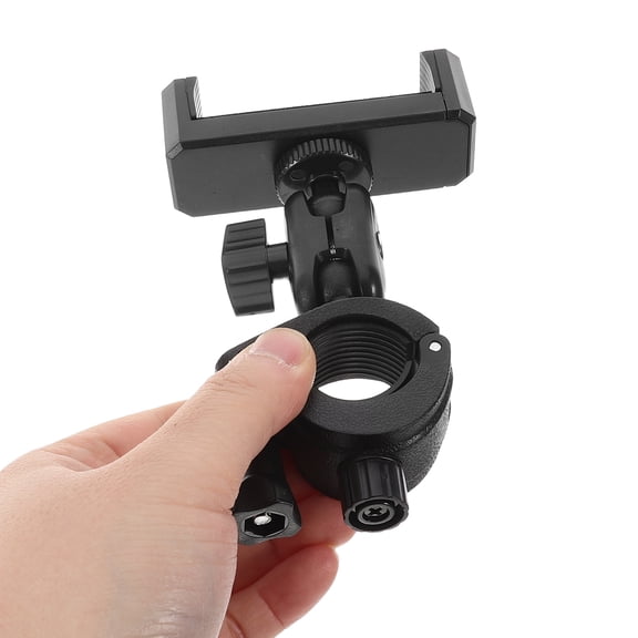 HONMEET Black Plastic Trumpet Lyre Music Holder Clip for Phones, Tablets, and Sheet Music Stands