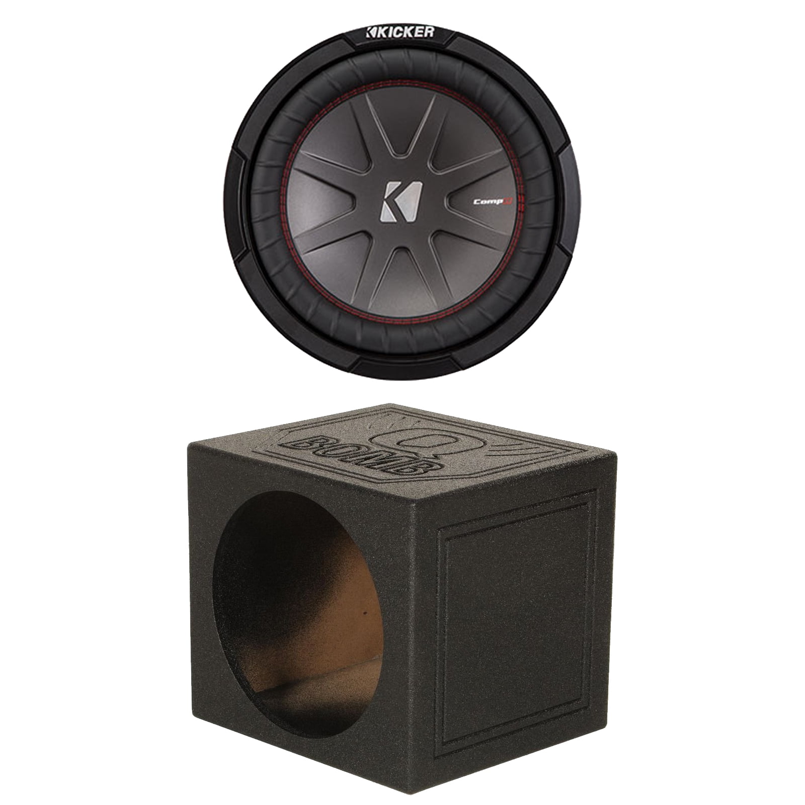 Car Subwoofer Package Kicker 43CWR104 CompR 10" 4Ohm Car Audio