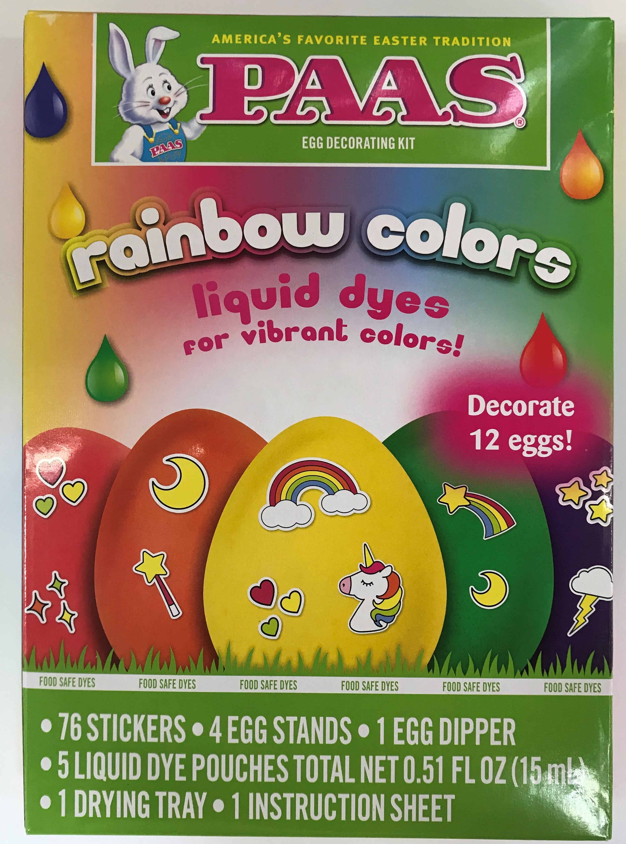 Way To Celebrate Paas Rainbow Easter Egg Dye Kit
