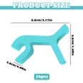 thumbnail image 2 of 16Pcs Blue Tray Stand Baking Sheet Stackers, Space Saving Bakeware Tools Baking Trays Stacking Bracket, Baking Sheet Organizer, Cookie Trays for Baking Suitable for Home or Restaurant Kitchen, 2 of 8