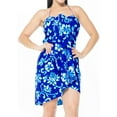 thumbnail image 2 of HAPPY BAY Women's Beach Bikinis Sarongs Coverups Swimwear Summer Skirt Swim Long Beachwear Pareos Swim Cover up Wraps Vacation Sarong One Size Cobalt, Floral, 2 of 5
