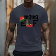 thumbnail image 1 of Camiseta divertida con estampado de letras navideñas para hombre, tendencia Hip Hop, camisetas de manga corta Harajuku, camisetas informales con cuello redondo, ropa de Navidad a la moda, 1 of 4