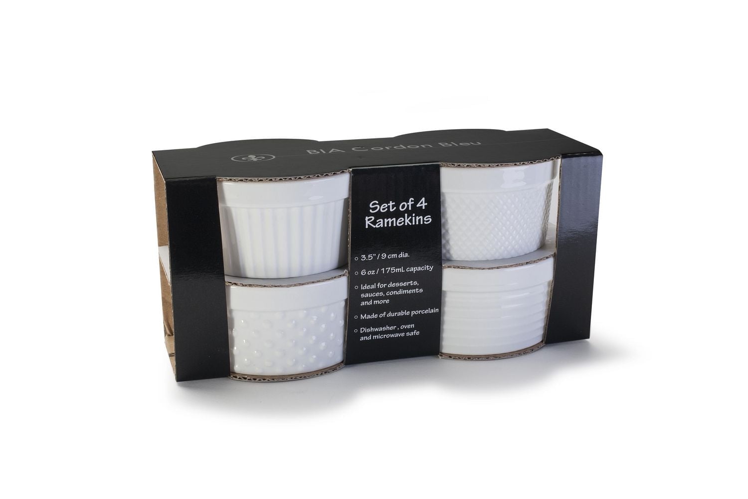 BIA S/4 Textured Ramekins