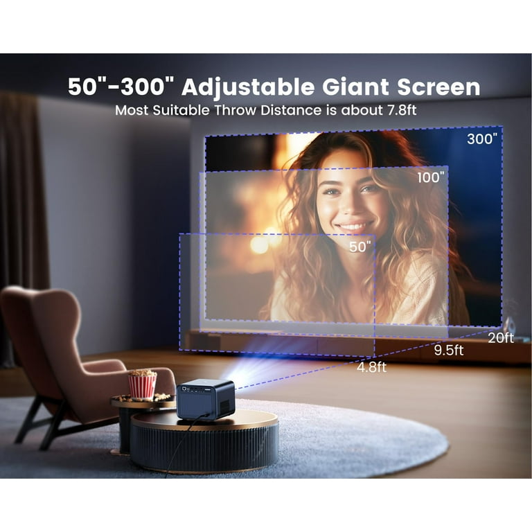 Wimius, 4K Projector, WiMiUS 4K, Dolby Audio Streaming Supported