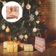 thumbnail image 2 of 20pcs Navidad Kraft Papel Regalo Embalaje Bolsas de embalaje Impreso Bolsos de compras Bolsos de papel, 2 of 5