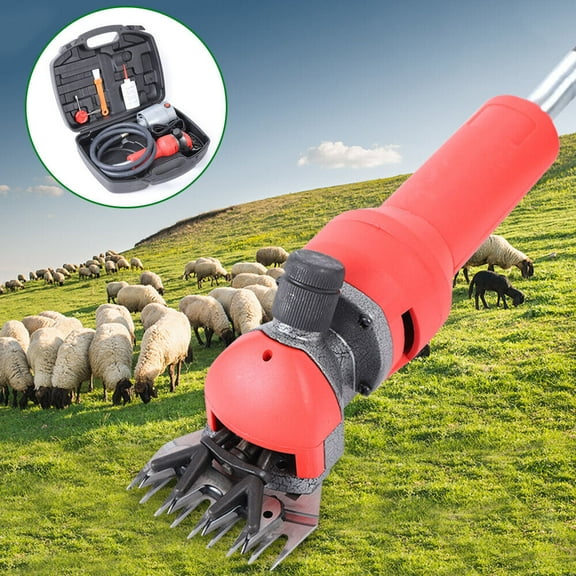 Electric Sheep Shears, Professional Heavy Duty Farm Livestock Grooming Kit, Animals Grooming Haircut Trimmer for Thick Coat Animals