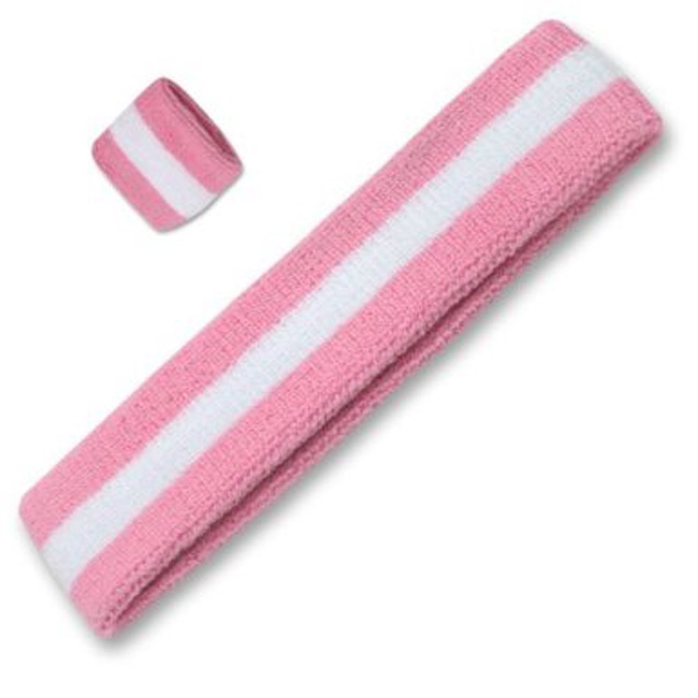 Headband and Wristband Combo 100 Terry Cloth