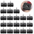 thumbnail image 1 of 20 Pcs Rubber Chair Pads Anti-Slip Chair Leg Protector Non-Slip Pad Screw-On Pad Black 22mm, 1 of 3