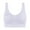 White, variant on Plus Size Womens Bras Seamless No Underwire Push-up Breathable Full Coverage Bras Women's Tank Sports Underwear Beige XL