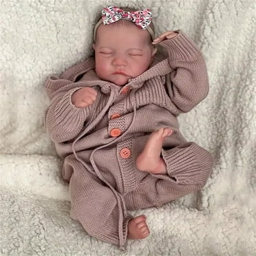 RBB 17 Inch Realistic 3D Hand-painted Reborn Baby Doll Levi, Realistic Newborn Real Life Baby Dolls Toy Gift for Kids Age 3 