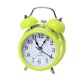 thumbnail image 1 of Reloj despertador sin ruido con luz nocturna, esfera luminosa, alarma fuerte para niños en casa. Verde, 1 of 9