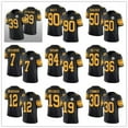 thumbnail image 2 of NFL_Jersey 08J Jersey Pittsburgh''steelers''men''''women T.J. Watt Black Rush, 2 of 7