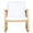 Natural/White Cushion, variant on Safavieh Daire Pat Collection Adult Contemporary Solid Print Wicker And Steel Outdoor Patio Nursing Weather-Resistant Rocking Chairs with Removable Cushions, Natural/White (Set of 1)