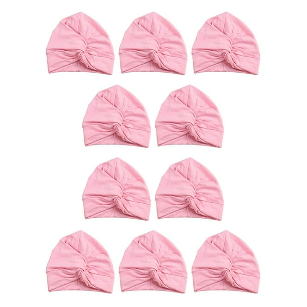 Sombrero de Bebé Qarigey Bandanas de algodón niños Turbante Diadema azul marino