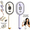 1pc beige + 1pc purple, variant on Electric Spray Air Cushion Massage Comb, Rechargeable Electric Steam Brush, Anti-Frizz Anti-Static Detangling Mist Comb for Hair Care,1pc Purple