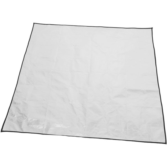 CHUANK Foyer Carré pour Terrasse Ignifuge Foyer Carré Anti-Éclaboussures Extérieur Bbq Grillade Résistant à la Chaleur Protecteur pour Patio et Pelouse