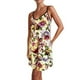 thumbnail image 4 of Vestido de Verano Casual de las Mujeres Impreso Suelto sin Mangas Cuello Redondo Correa Vestido para el Ocio Y Diario, 4 of 8