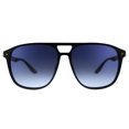 thumbnail image 2 of BMW BW 0001 Plastic Unisex Square Sunglasses Shiny Black 58mm Adult, 2 of 3