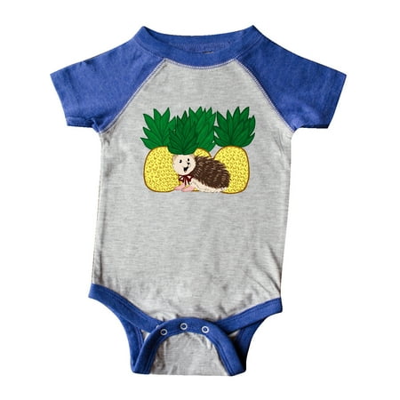 

Inktastic Pineapple Hedgehog Gift Baby Boy or Baby Girl Bodysuit
