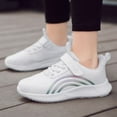 thumbnail image 6 of Celivon Mesh Lace Up Sneakers Color Matching Casual Comfy Running Shoes For Tween Size 9 Years, 6 of 8