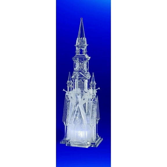 CC Christmas Decor LED Lighted Four Angel Cathedral Figurines - 17.5" - Set of 2
