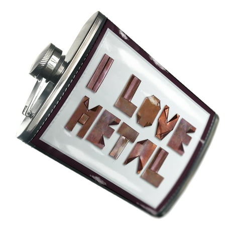

NEONBLOND Flask I Love Metal Copper Metal Art Shop