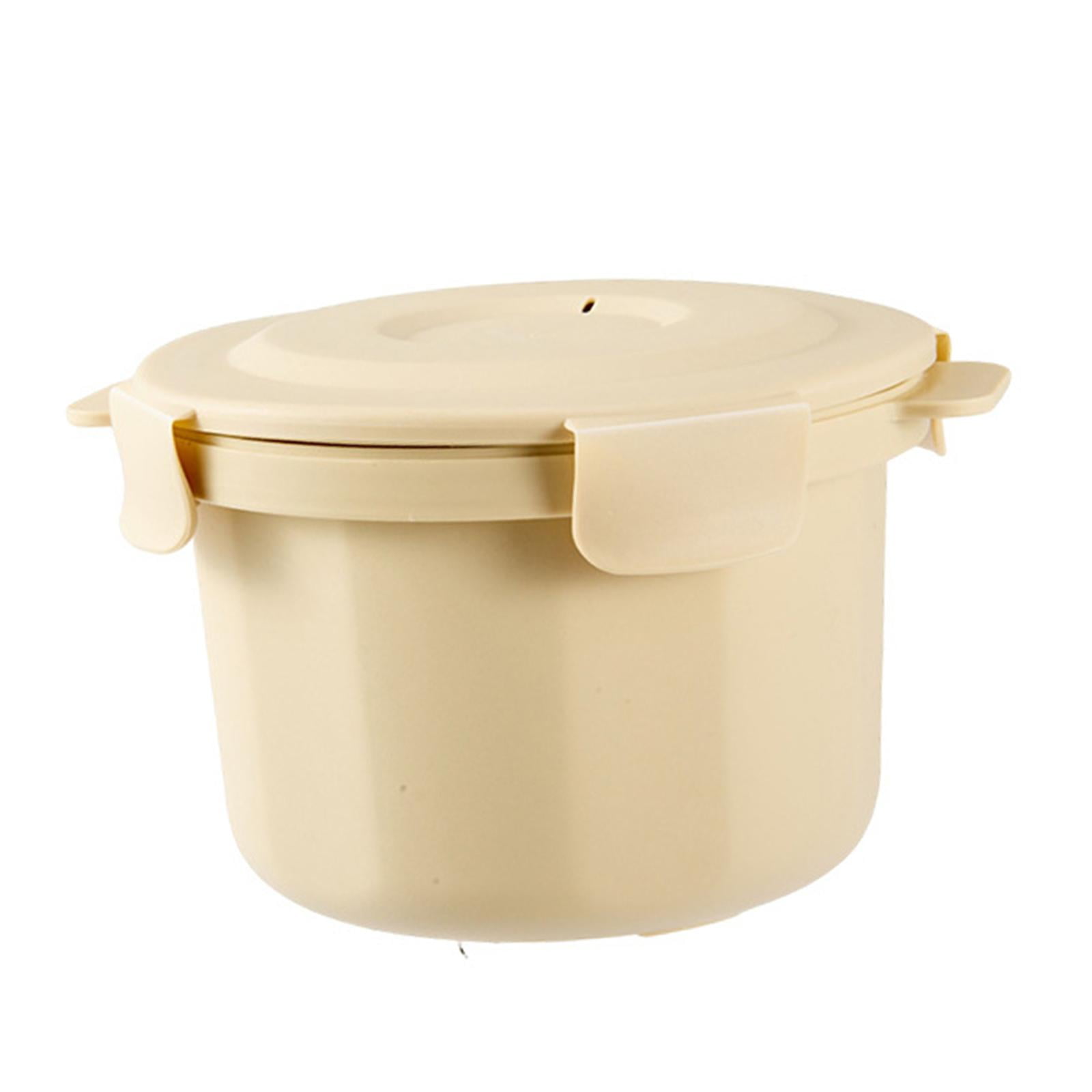 Fiocias Microwave Rice Cooker Steamer Food Storage Container Cooking Tool Micro Cookware