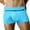 Light Blue, variant on Men's Beach Swimsuit - Front Zipper Pocket Design - Casual Sexy Swim Shorts