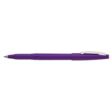 Pentel Rolling Writer Pens 0.8mm - Violet Ink 12-Pack With Cushion Ball Tip
