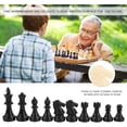 thumbnail image 5 of Chess Pieces, 32Pcs Plastic Magnetic Chess Game Pawns Figurine Pieces for Missing Piece Replacement, 5 of 5