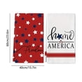 thumbnail image 4 of FEOLGEHLY Patriotic Kitchen Towels 4th of July Independence Day Fireworks Stars Red White Blue Dish Towels, 16x24 inch Seasonal Summer Memorial Day Decoration Hand Towels Set of 2, 4 of 7