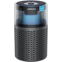 AIRROMI AIRROMI A2002 Air Purifier - For Large Rooms up to 660 sq ft - True HEPA Filter for Efficient Dust & Germ Removal - Built-in Aromatherapy Diffuser & Soft Night Light for Better Sleep Grey