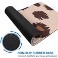 thumbnail image 6 of Long Mouse Pads for Desk,Beige and Brown Of Leopard Print Desk Mats on Top Of Desks, Desk Mouse Pad Extra Large with 3mm Non-Slip Base and Stitched Edge for Gaming,Office,Work,Home 35.4"x15.7", 6 of 6