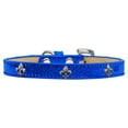 thumbnail image 3 of Dog, Puppy  Pet Widget Ice Cream Collar, "Silver Fleur De Lis", 3 of 11