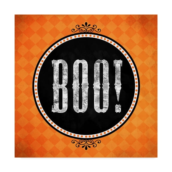 Trademark Fine Art 'Boo' Canvas Art by Valarie Wade