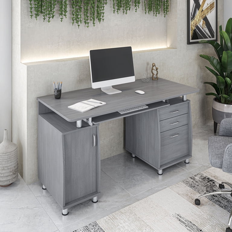 パソコンデスク グレー Techni Mobili, Computer Desk, 47.5