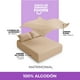 thumbnail image 4 of Juego de Sábanas Matrimonial roomi Algodón Premium Frescas y Suaves Color Beige, 4 of 5