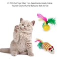 thumbnail image 5 of Juguetes para gatos LIUYMXG 21 piezas interactivos colores aleatorios, 5 of 5