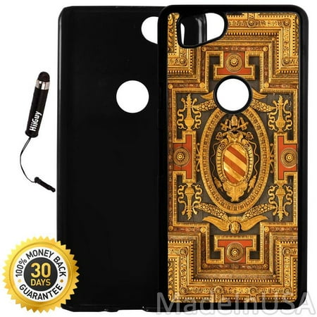 Pin Lights In Ceiling Custom Google Pixel 2 Case (Church Ceiling) Plastic Black Cover Ultra Slim | Lightweight | Includes Stylus Pen by Innosub ()