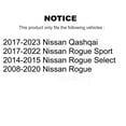 thumbnail image 2 of Transit Auto Rear Shock and TOR Link Kit for Car Nissan Rogue Sport Qashqai Select - Left Right Side (Driver Passenger) KSS-107346, 2 of 2
