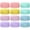 Pastel Round-12pcs, variant on Pastel Rectangle Disposable Plastic Tablecloths 24pcs