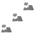 thumbnail image 1 of Transemion 1/2/3/5 3pieces Anti-slid Particles Rug Set Secure And for Slip-free Bathroom Mats For Grey 3PCS, 1 of 6
