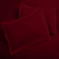 thumbnail image 4 of Royale Linens 3-Pieces Burgundy Duvet Bedding Sets, Full, 4 of 8